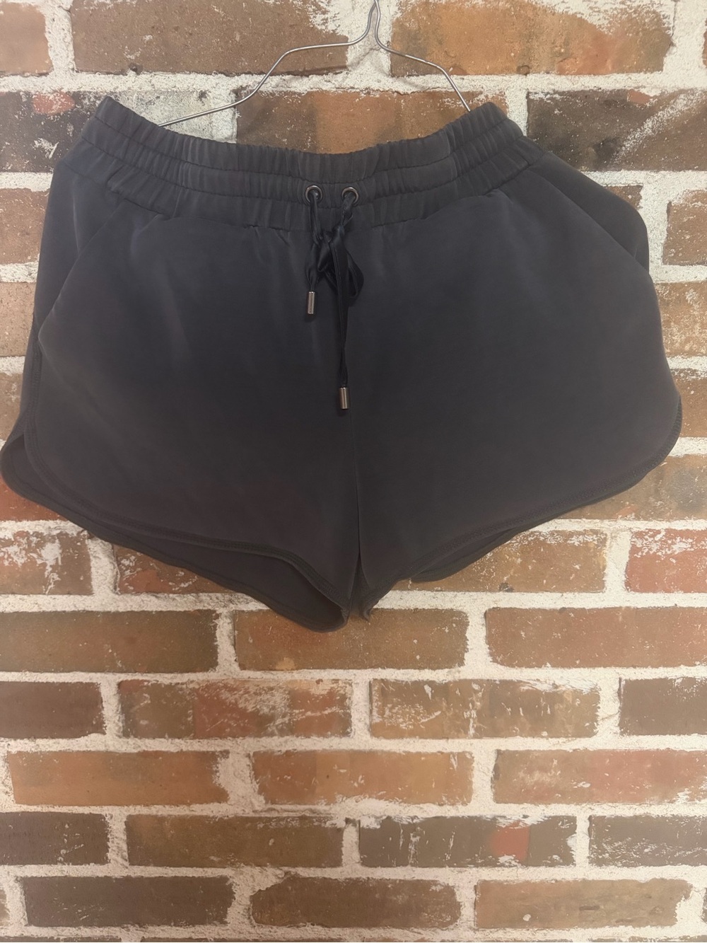 Everyday Black Athletic Drawstring Shorts for Women